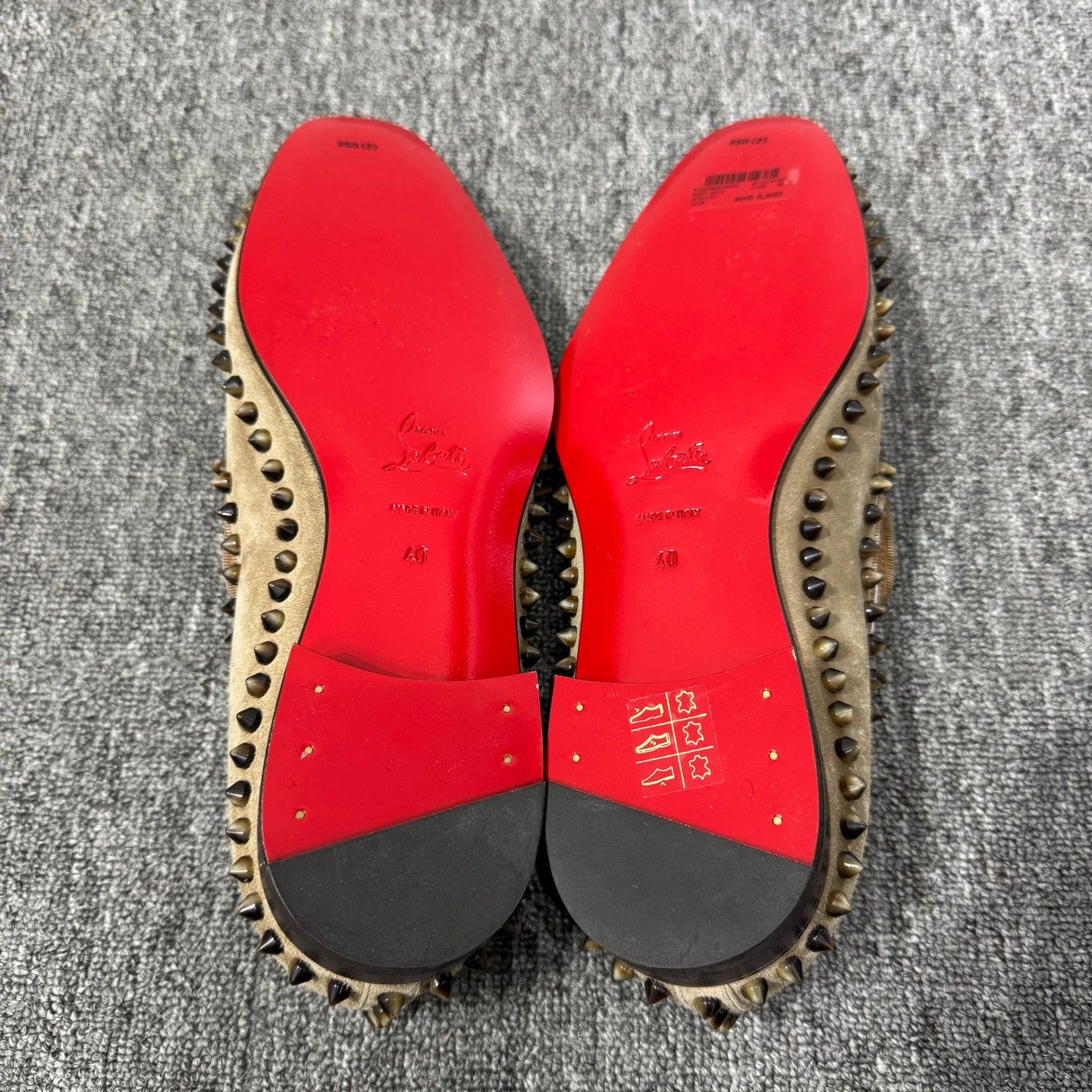 Christian Louboutin Christian Louboutin Rivets Suede Loafer Size 40 Size US 7 / EU 40 - 4 Thumbnail