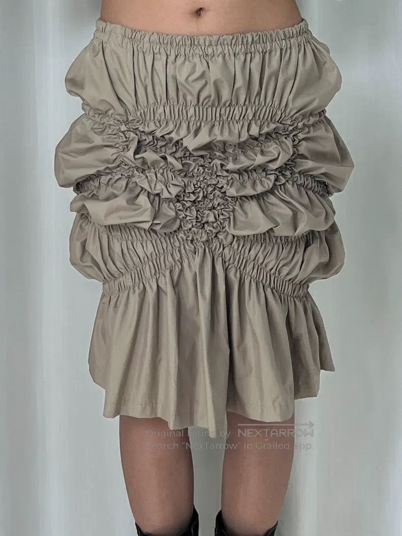 Issey Miyake Issey Miyake Elastic Butterfly Ruffled Midi Skirt Size 25" / US 0 / IT 36 - 5 Thumbnail