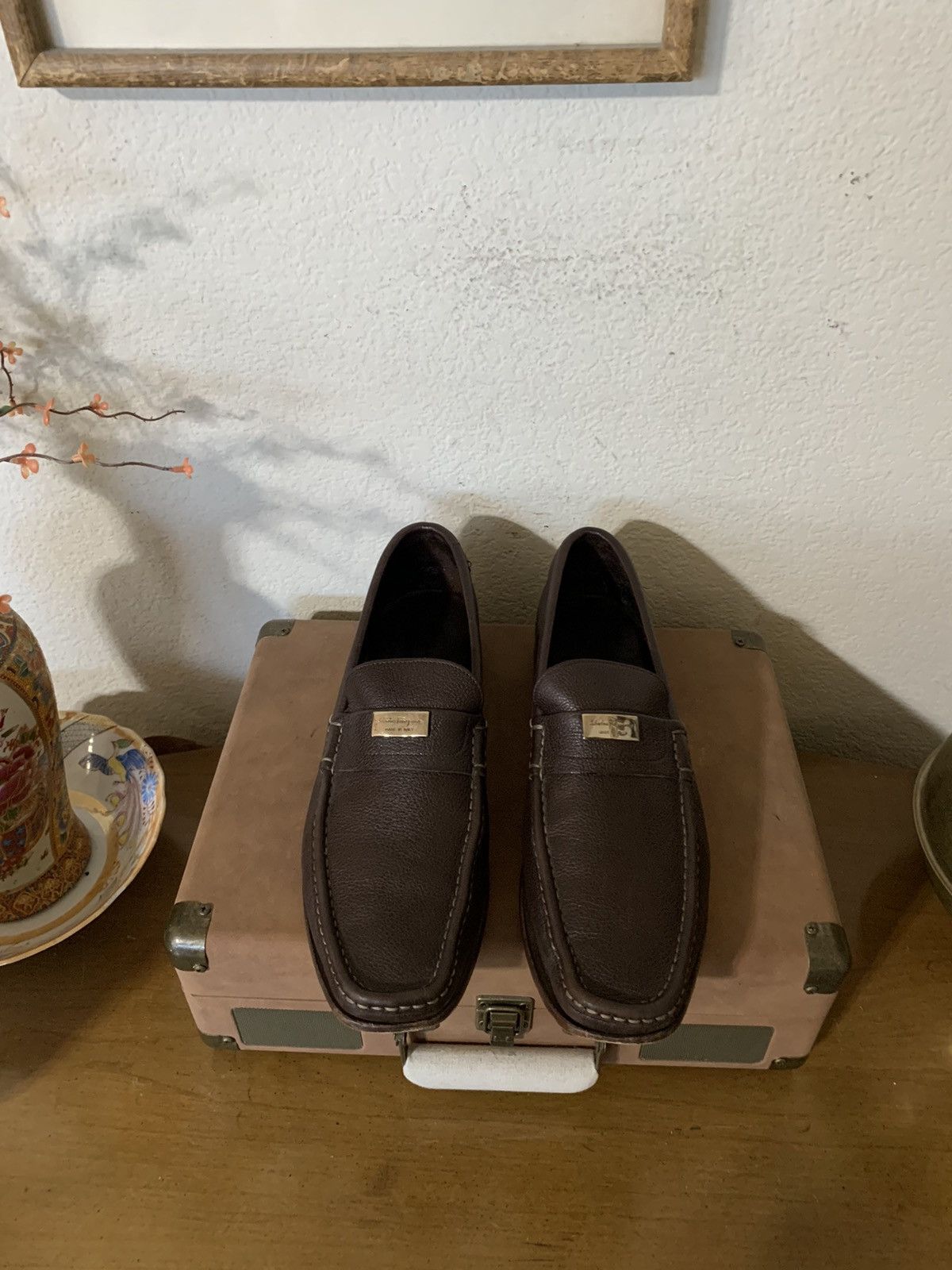 Salvatore Ferragamo Sardegna Loafers Size US 10 / EU 43 - 2 Thumbnail