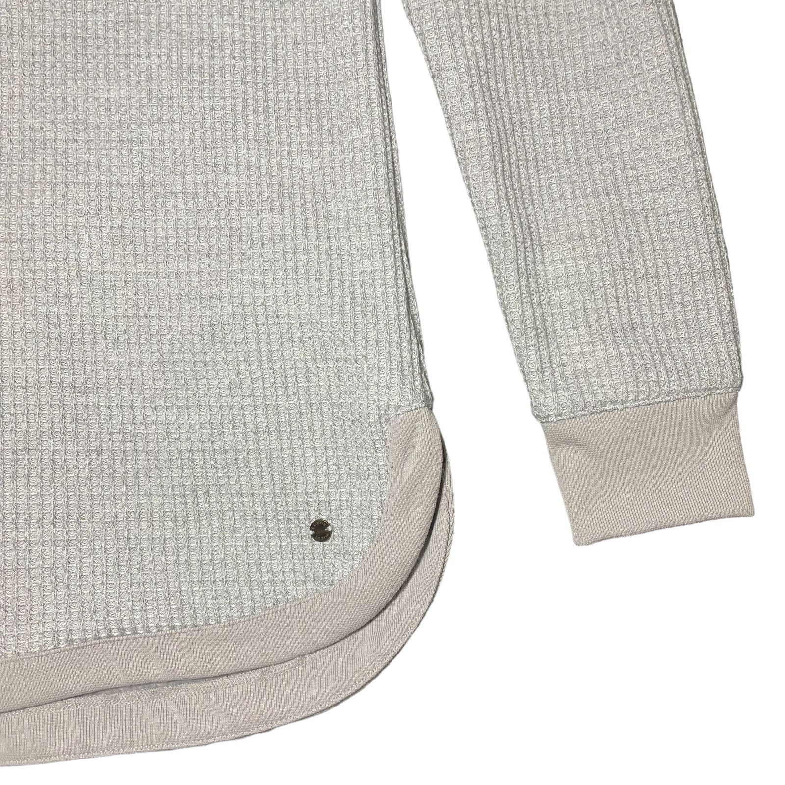 L.L. Bean L.L. Bean Signature Waffle Knit Boatneck Sweater Gray Medium Size M / US 6-8 / IT 42-44 - 6 Thumbnail