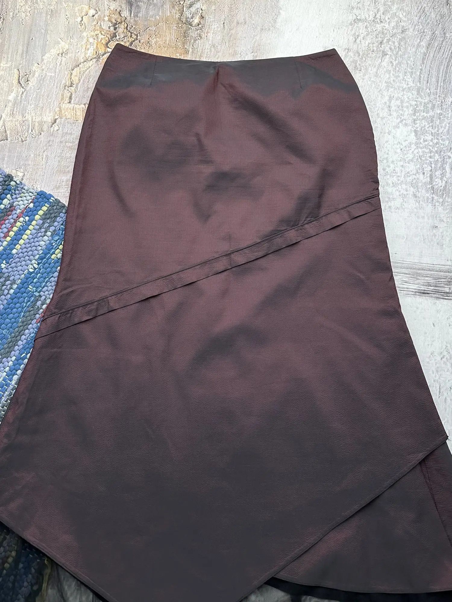 Vintage Vintage Flare Maxi Skirt A25D15(152) Size 27" / US 4 / IT 40 - 7 Thumbnail