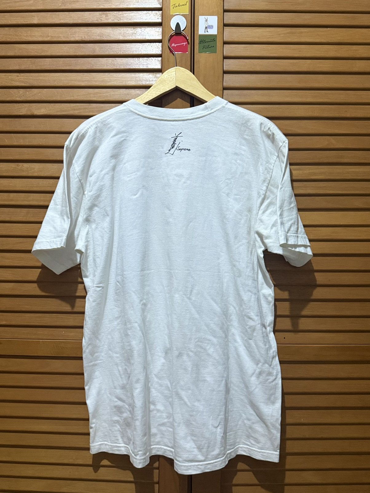 Supreme Supreme Toshio Maeda Touch Tee White FW15 Size US XL / EU 56 / 4 - 4 Thumbnail