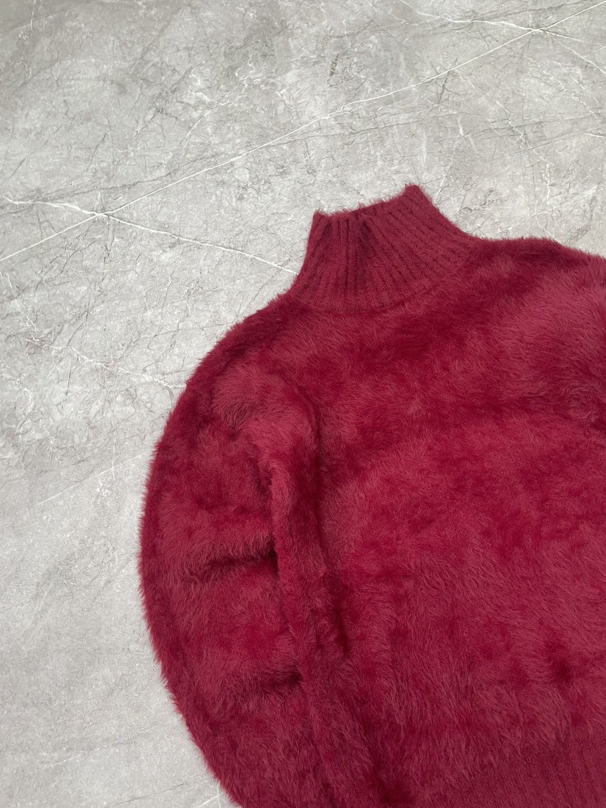 Designer × Japanese Brand RARE fur MOHAIR TURTLE NECK SWEATER DIESEL STYLE Y2K Size US M / EU 48-50 / 2 - 2 Thumbnail