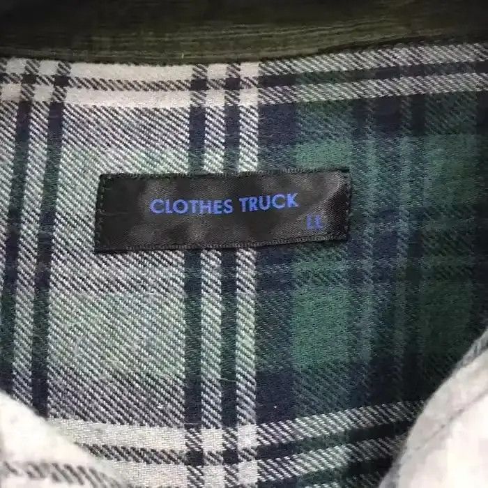 Flannel Clothes Truck Plaid Tartan Flannel Shirt Size US L / EU 52-54 / 3 - 4 Thumbnail