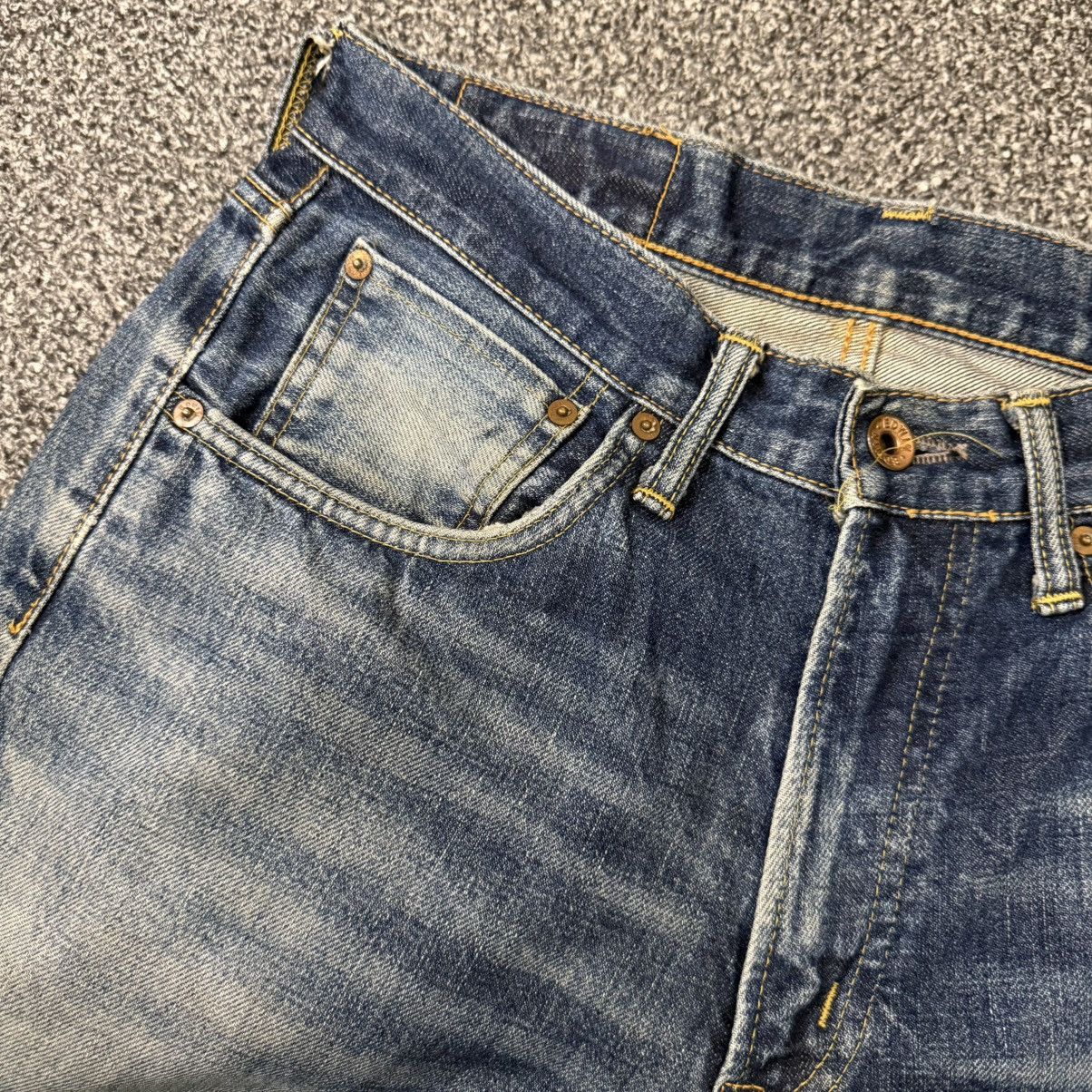 Edwin 🔥🇯🇵 90s Japanese Selvedge Edwin 505X Faded Aging Denim Size US 32 / EU 48 - 11 Thumbnail