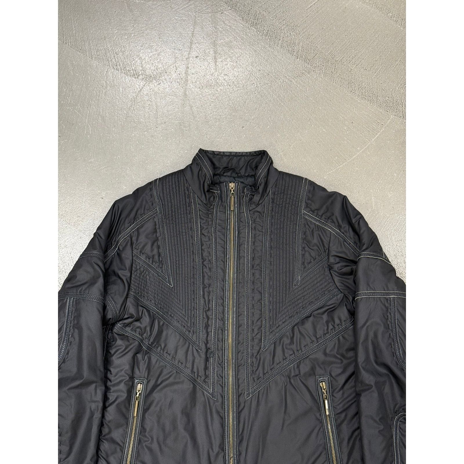 Roberto Cavalli A/W 2007 Cavalli paneled puffer jacket Size US L / EU 52-54 / 3 - 3 Thumbnail