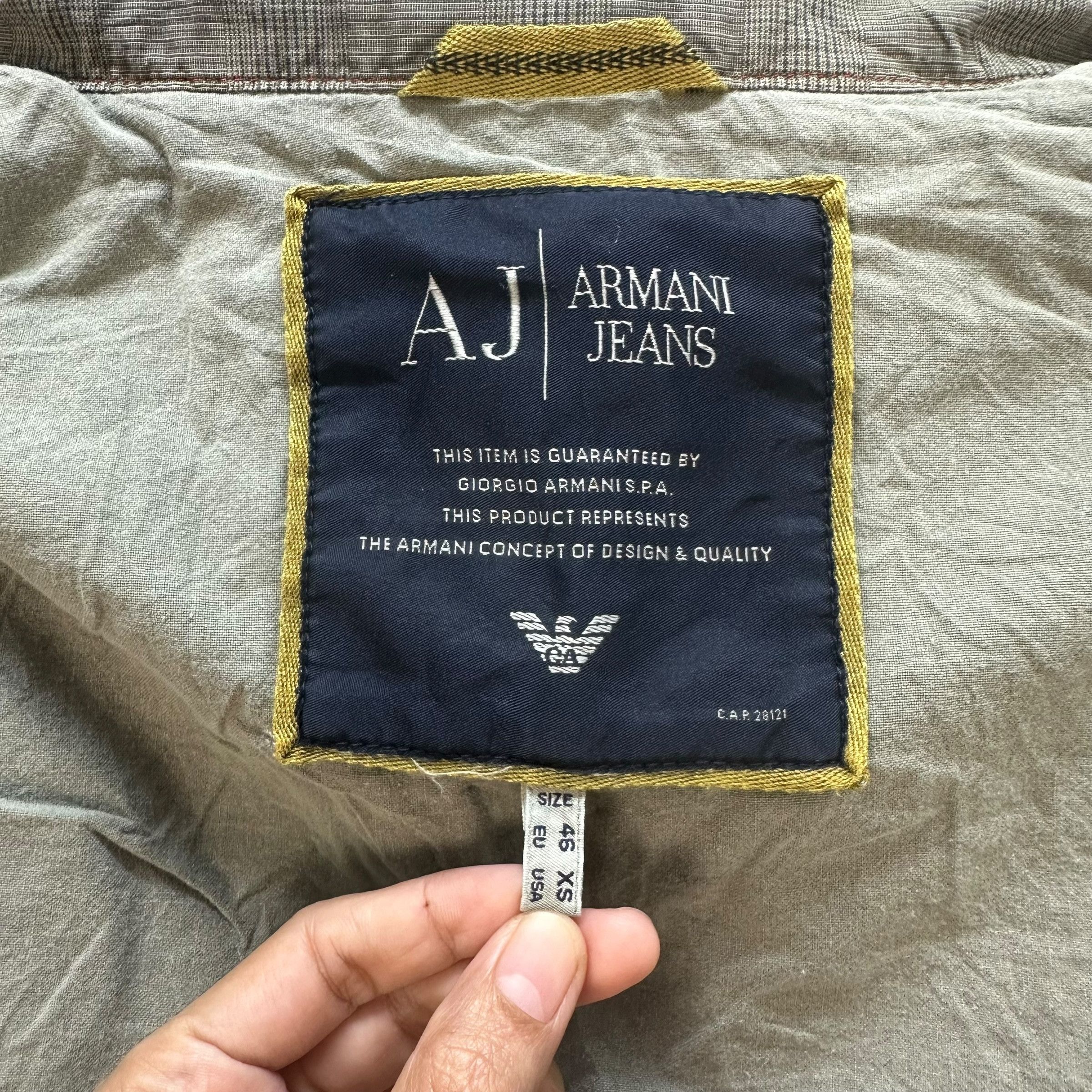 Armani ARMANI JEANS SMALL EMBROIDERY LOGO JACKET #8731-023 Size US XS / EU 42 / 0 - 7 Thumbnail