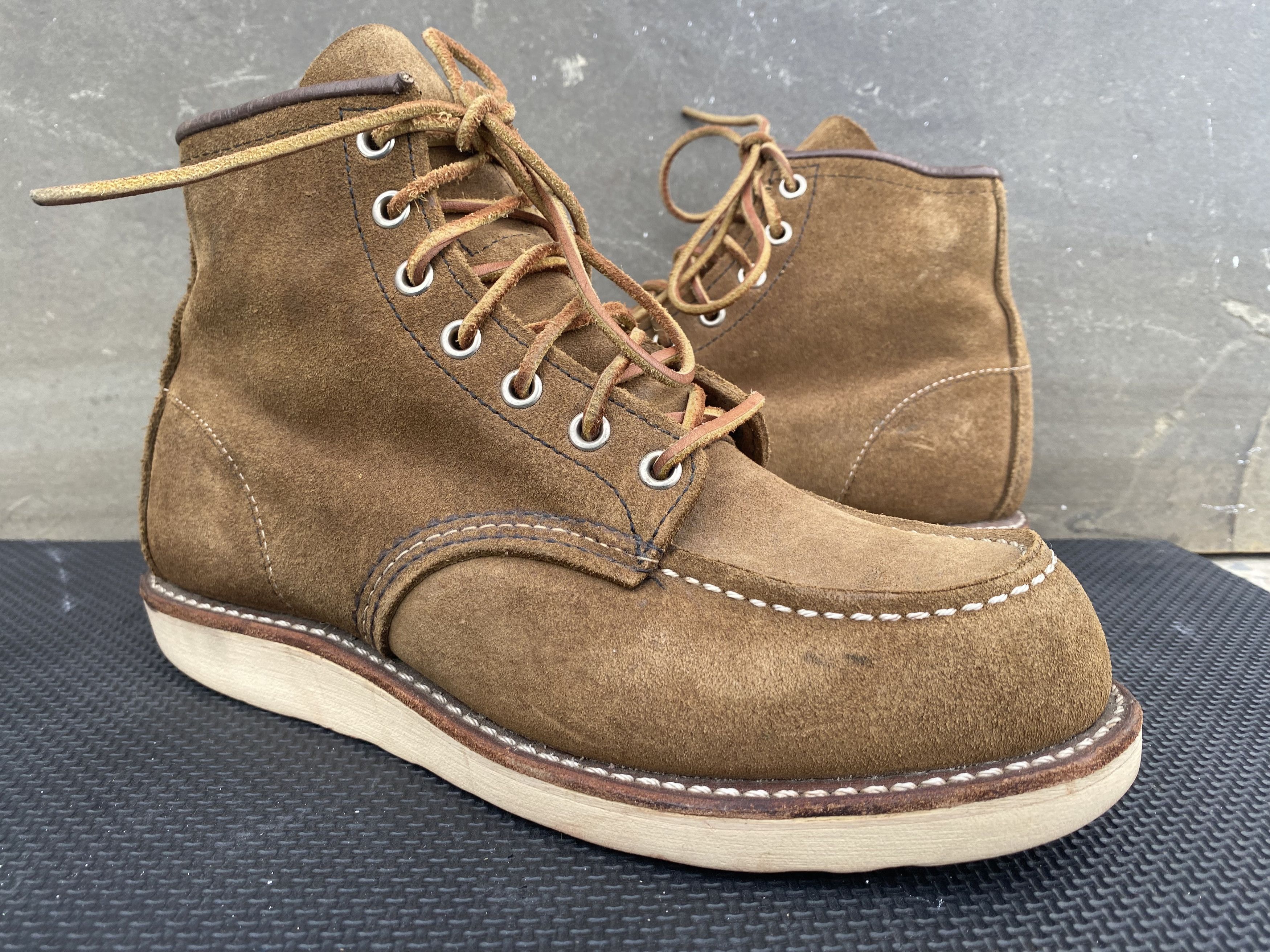 Red Wing Rare Red Wing Moc Toe 8881 Suede Great Condition | Grailed