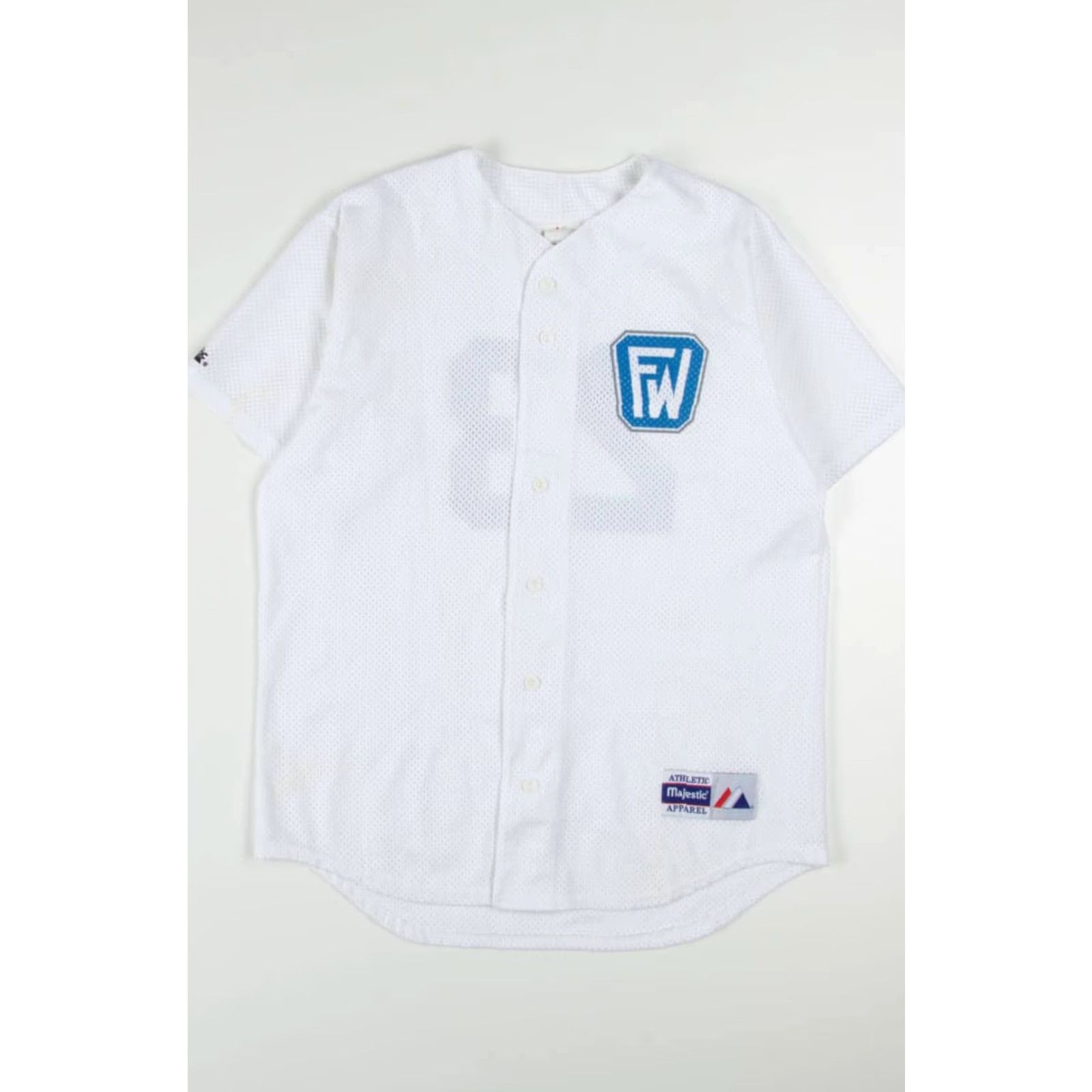 Vintage VINTAGE Majestic FW Baseball Jersey T-Shirt Unisex Adults Large White Large 90s 20th Century Baseball Men Women Size US L / EU 52-54 / 3 - 2 Thumbnail