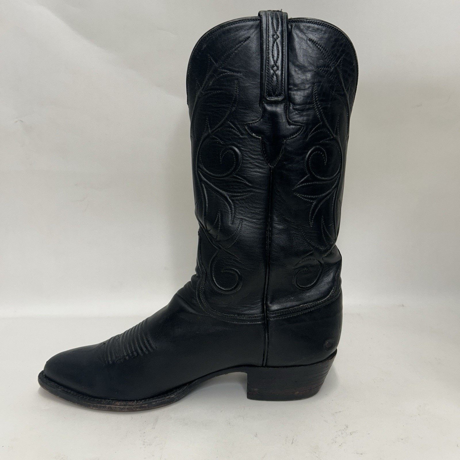 Lucchese Lucchese Handmade Goatskin Vines Cowboy Boots “Black" L1309 Size US 8.5 / EU 41-42 - 8 Thumbnail