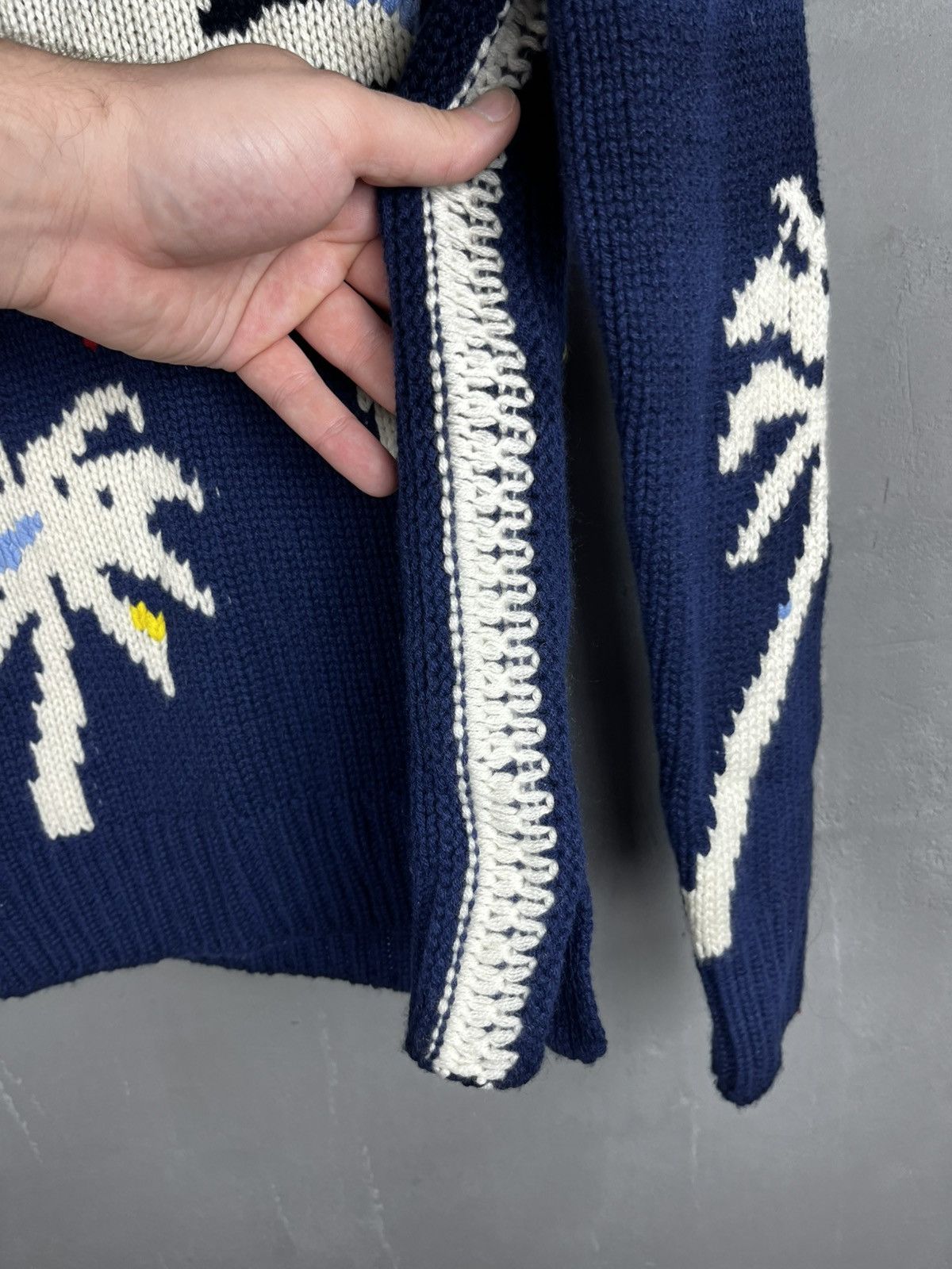 Ermanno scervino knit art sweater