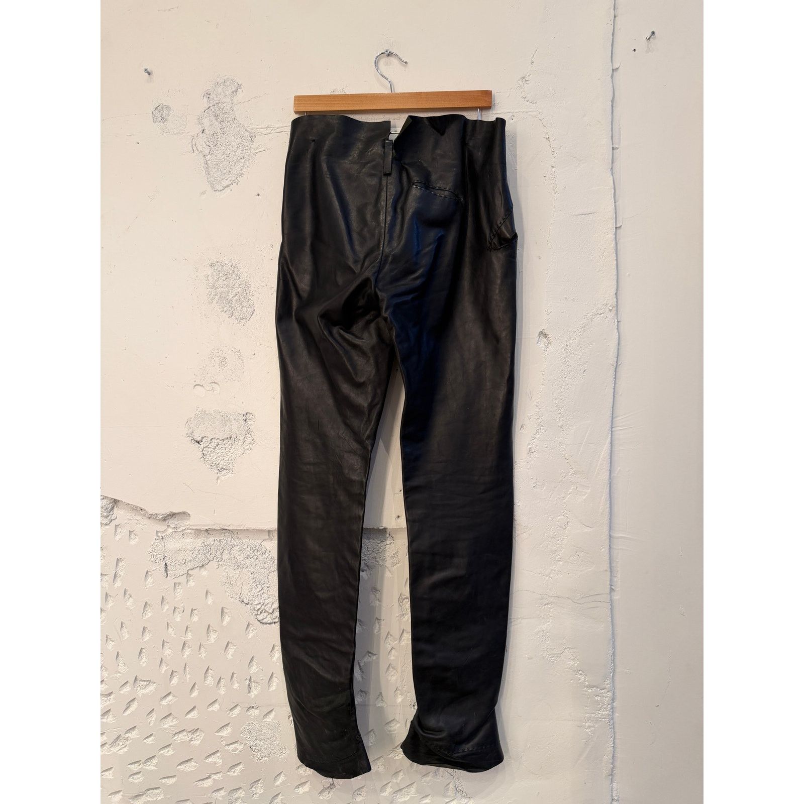 Ma+ MA+ Black Leather Pants Size US 32 / EU 48 - 2 Thumbnail
