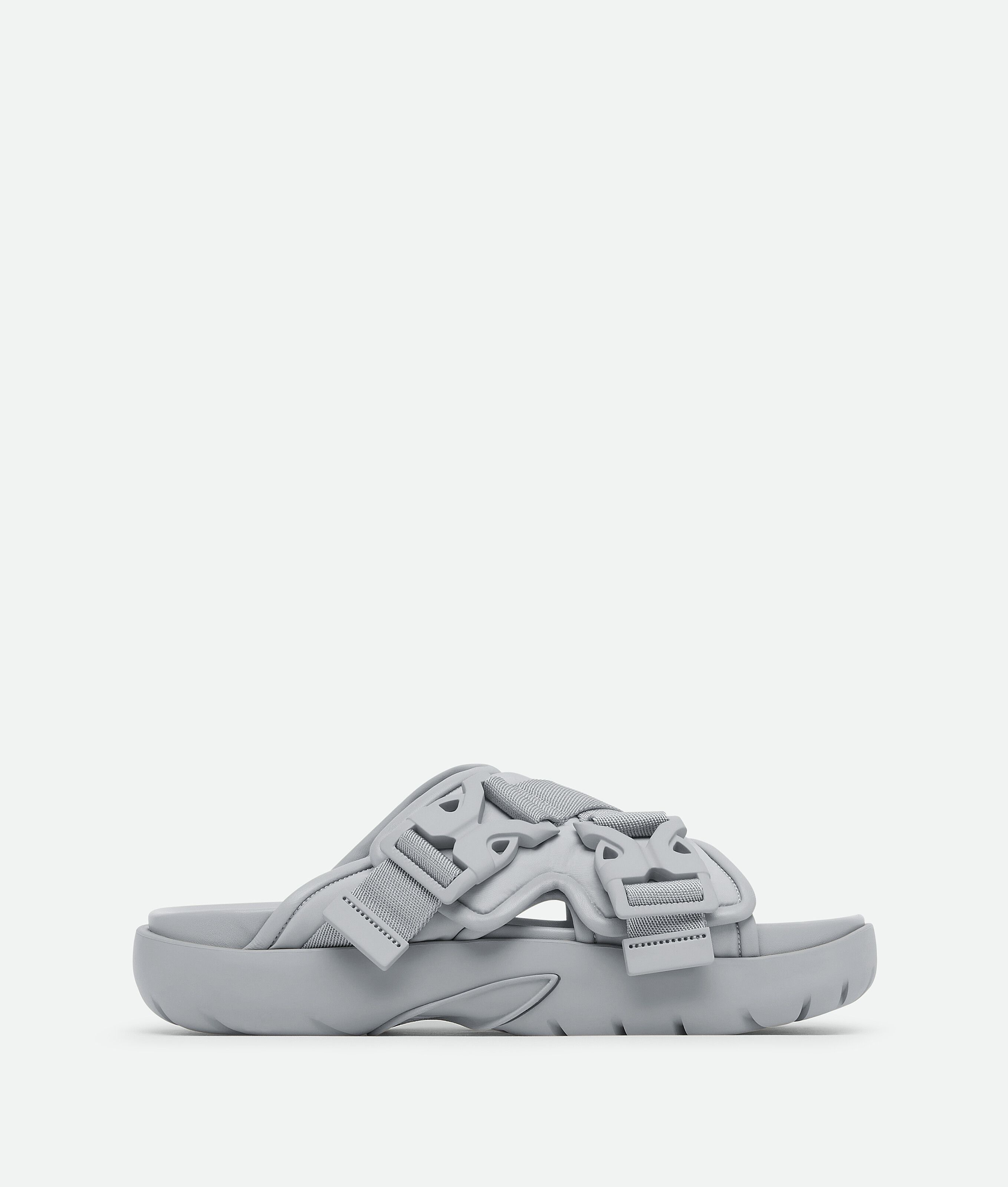 Bottega Veneta o1w1db10225 Snap Slide Sandals in Grey Size US 12 / EU 45 - 1 Preview