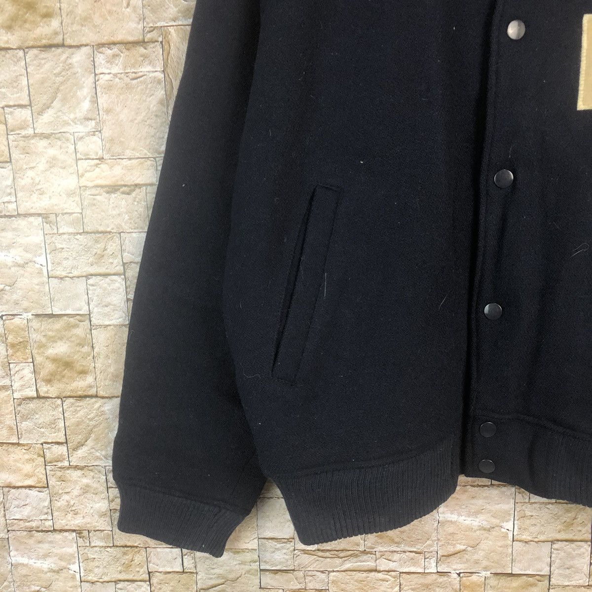 New York Yankees Comol Lake New York Black Bomber Jacket #A13 Size US L / EU 52-54 / 3 - 4 Thumbnail