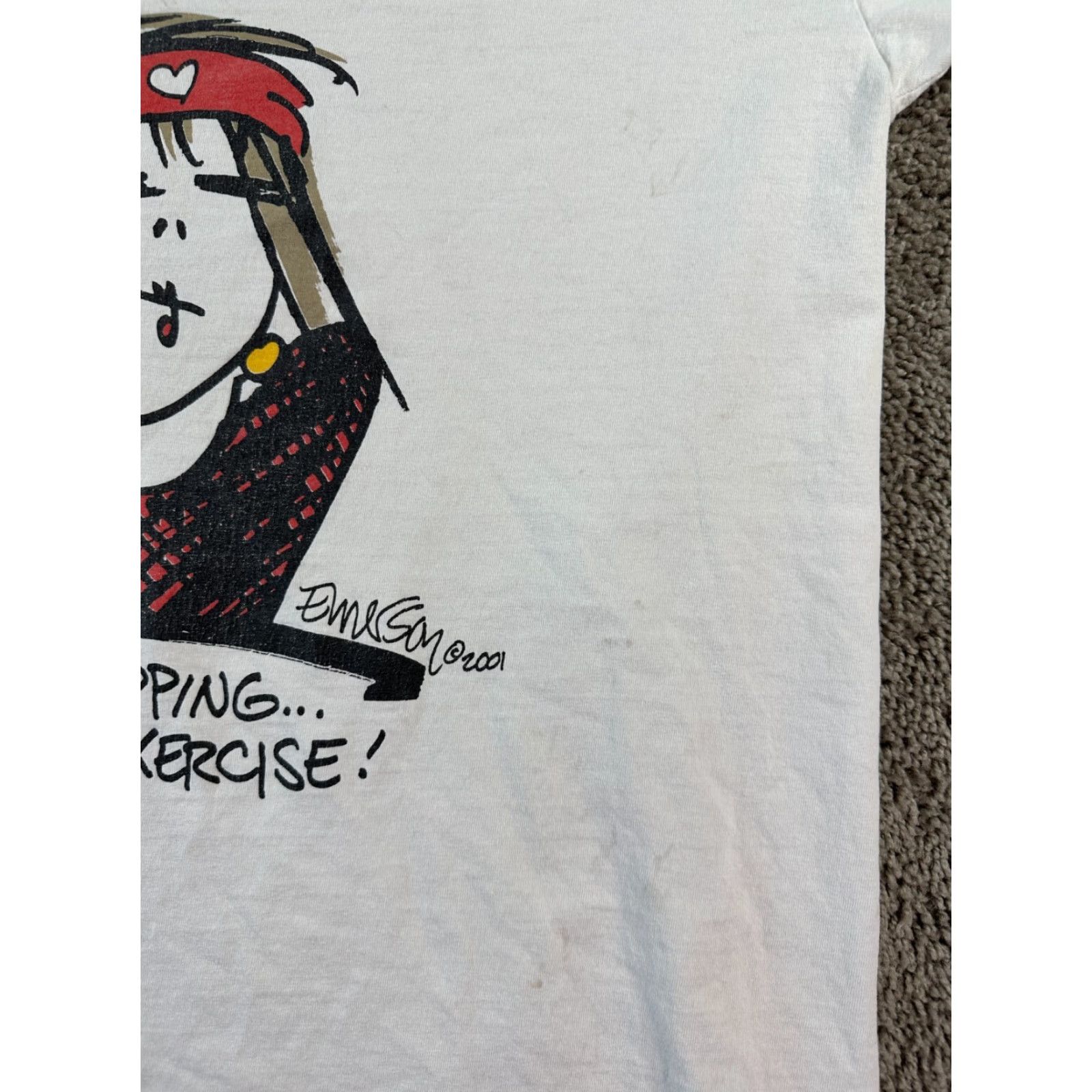 Vintage VINTAGE Emerson Street Shirt Womens One Size Lets Go Shopping Oversized Size ONE SIZE - 7 Thumbnail