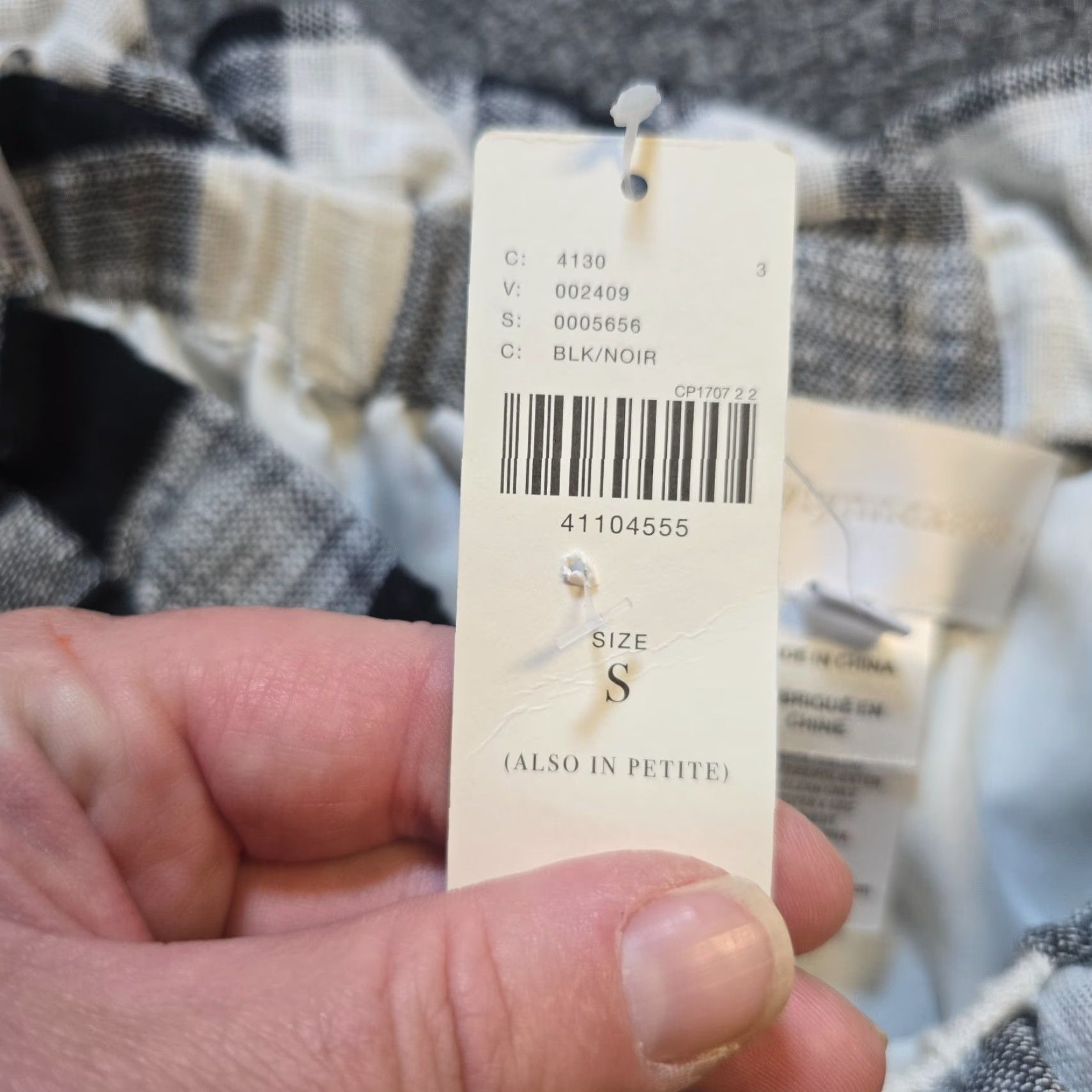 Vintage Corey Lynn Calter Dress Women Small Black White Gingham Plaid Linen Blend Casual A-Line Short Sleeve Round Neck Pullover Size S / US 4 / IT 40 - 7 Thumbnail