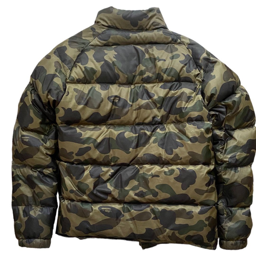Bape A Bathing Ape Green Camo Puffer Coat Size US M / EU 48-50 / 2 - 4 Thumbnail