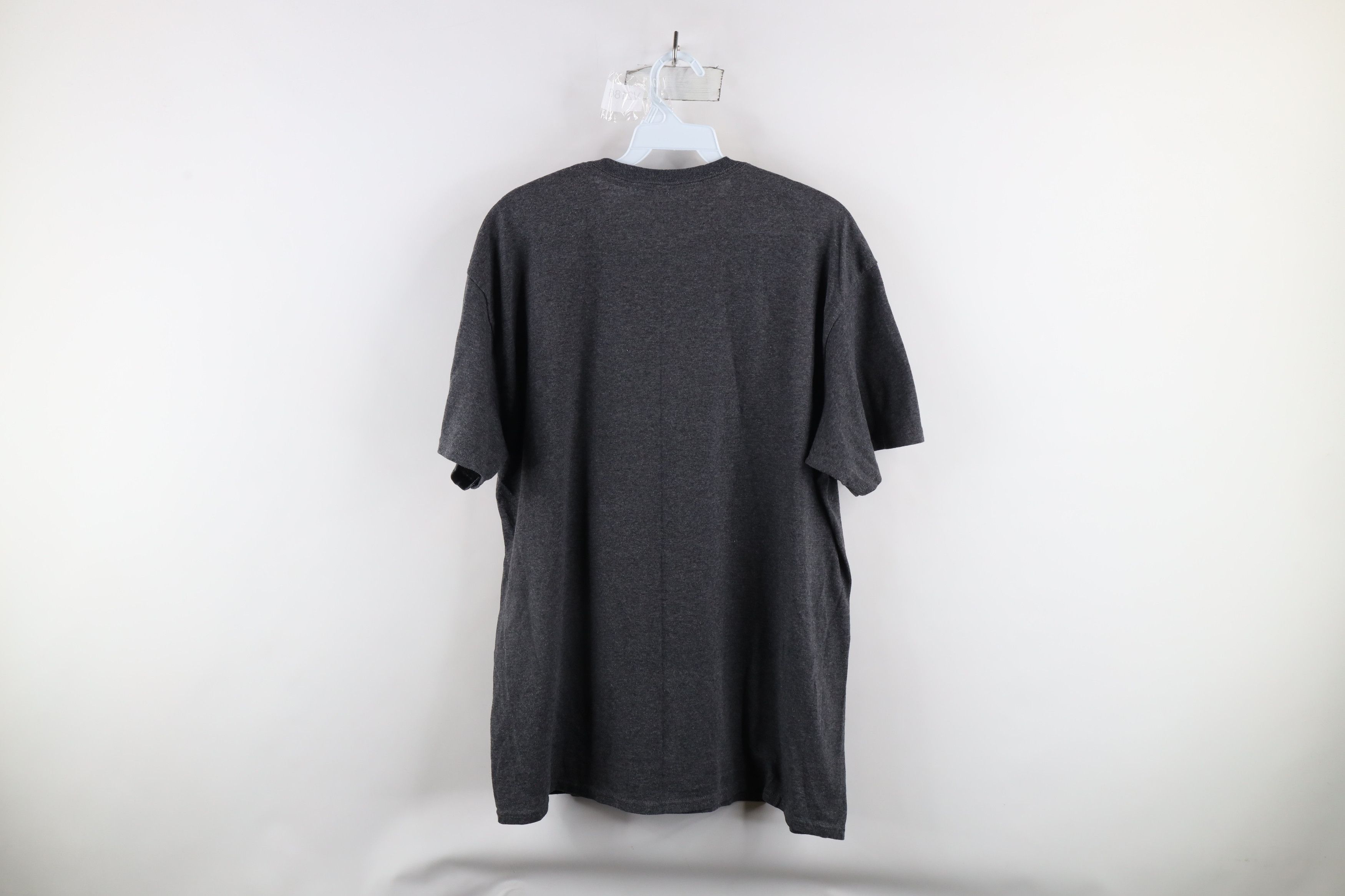 Vintage Vintage 90s Streetwear Wolf Moon Short Sleeve T-Shirt Gray Size US L / EU 52-54 / 3 - 7 Thumbnail
