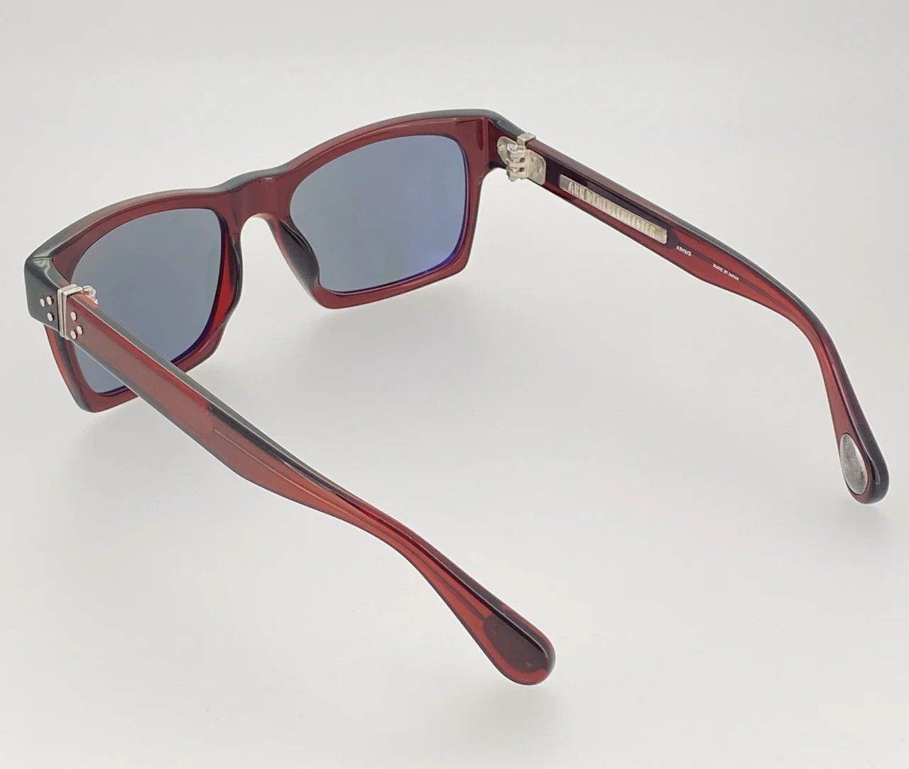 Ann Demeulemeester Ann Demeulemeester Sunglasses D-Frame Bordeaux Red and Blue Size ONE SIZE - 8 Thumbnail
