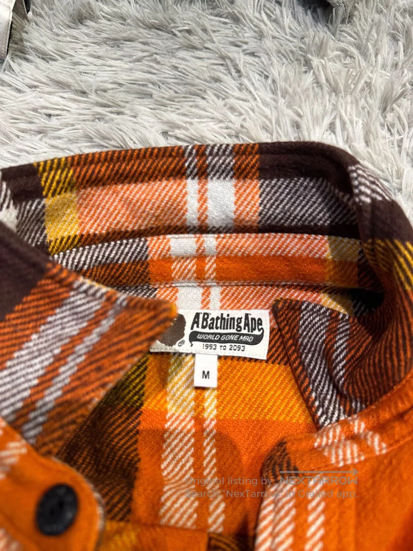 Bape A BATHING APE FW24 Plaid Long. Size US M / EU 48-50 / 2 - 4 Thumbnail