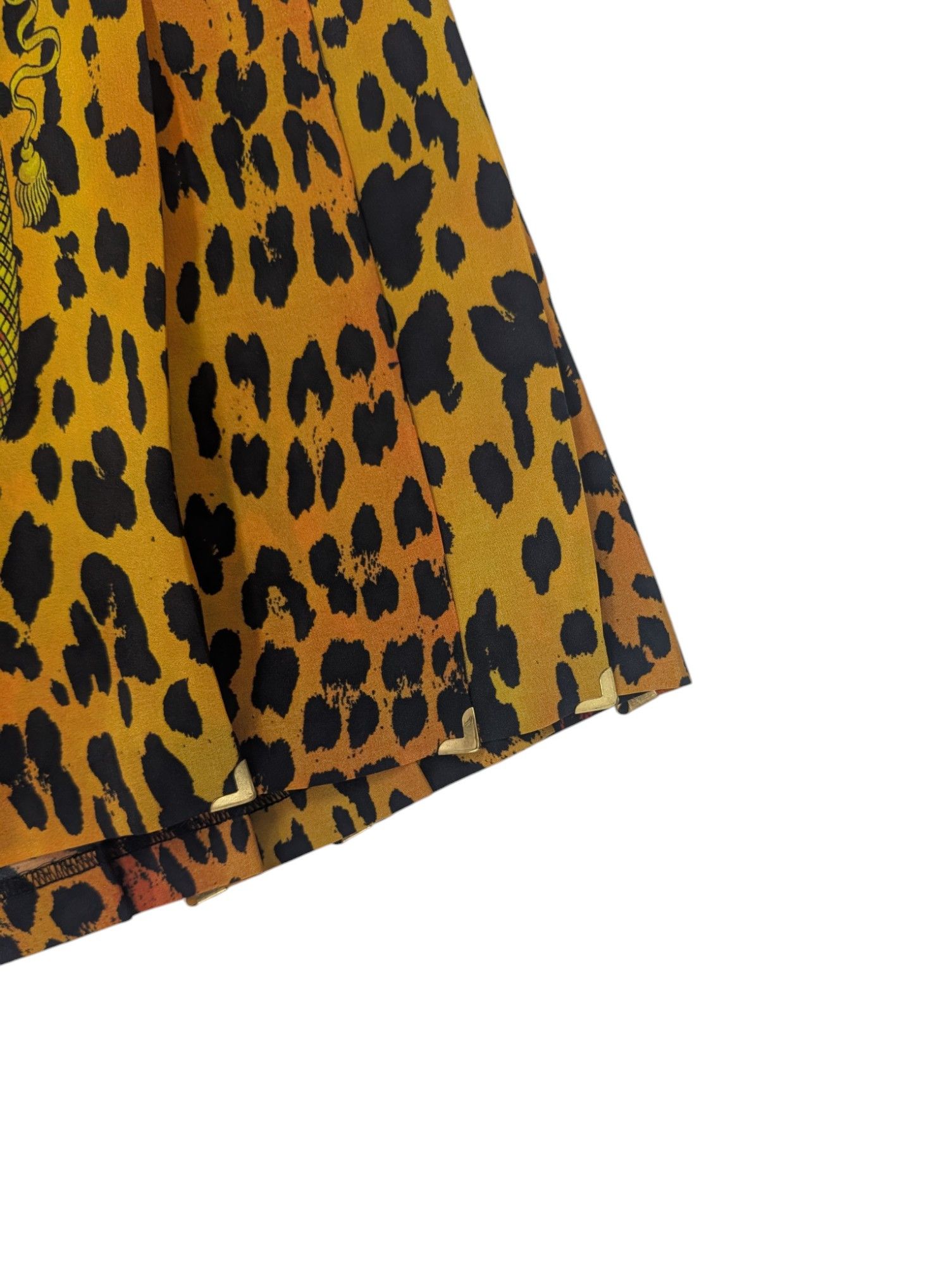 Versace Overall Print Silk Skirt Size 28" / US 6 / IT 42 - 4 Thumbnail