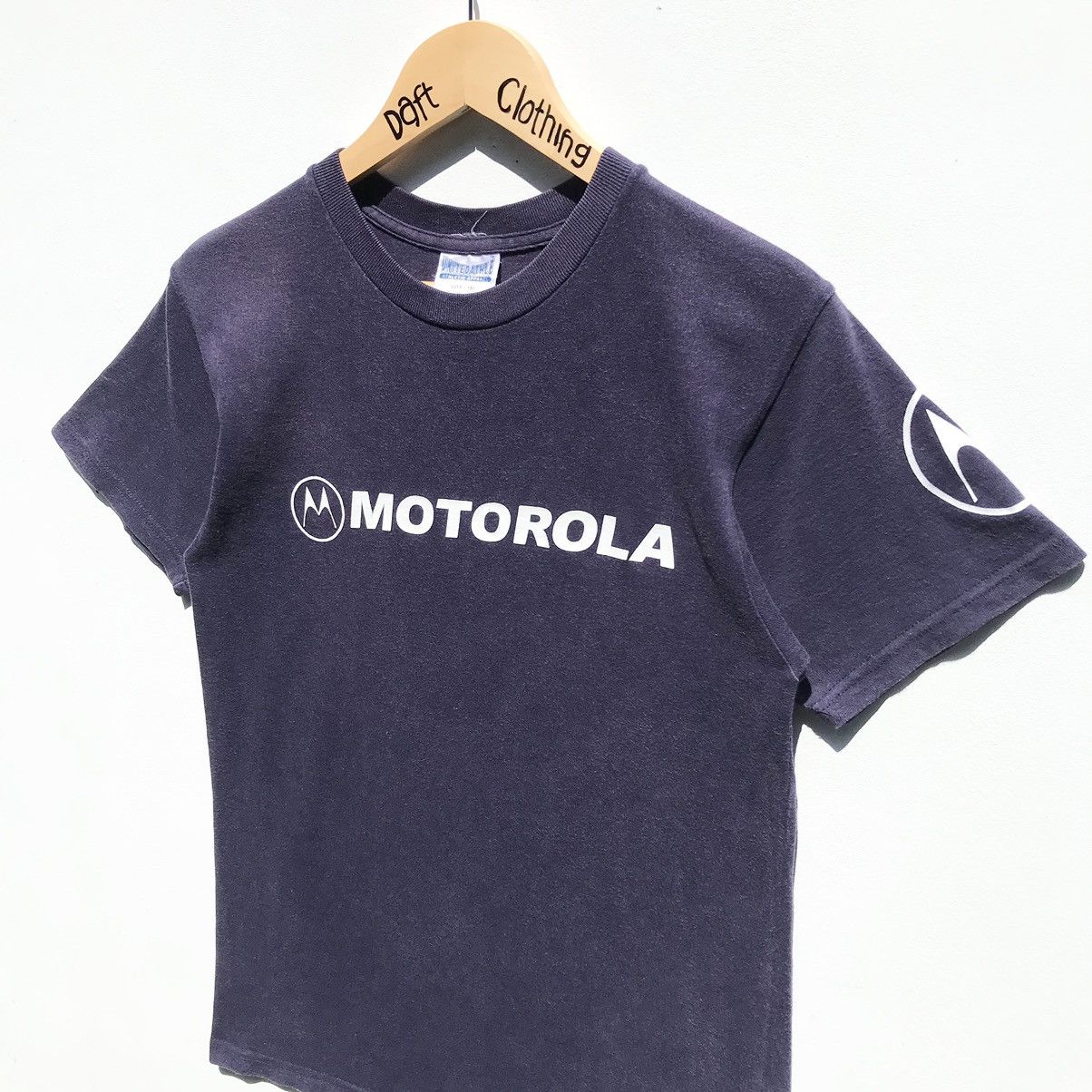 Motorola × Vintage 💥Distressed💥Vintage Motorola Mobile Phone Tee Size US S / EU 44-46 / 1 - 7 Thumbnail