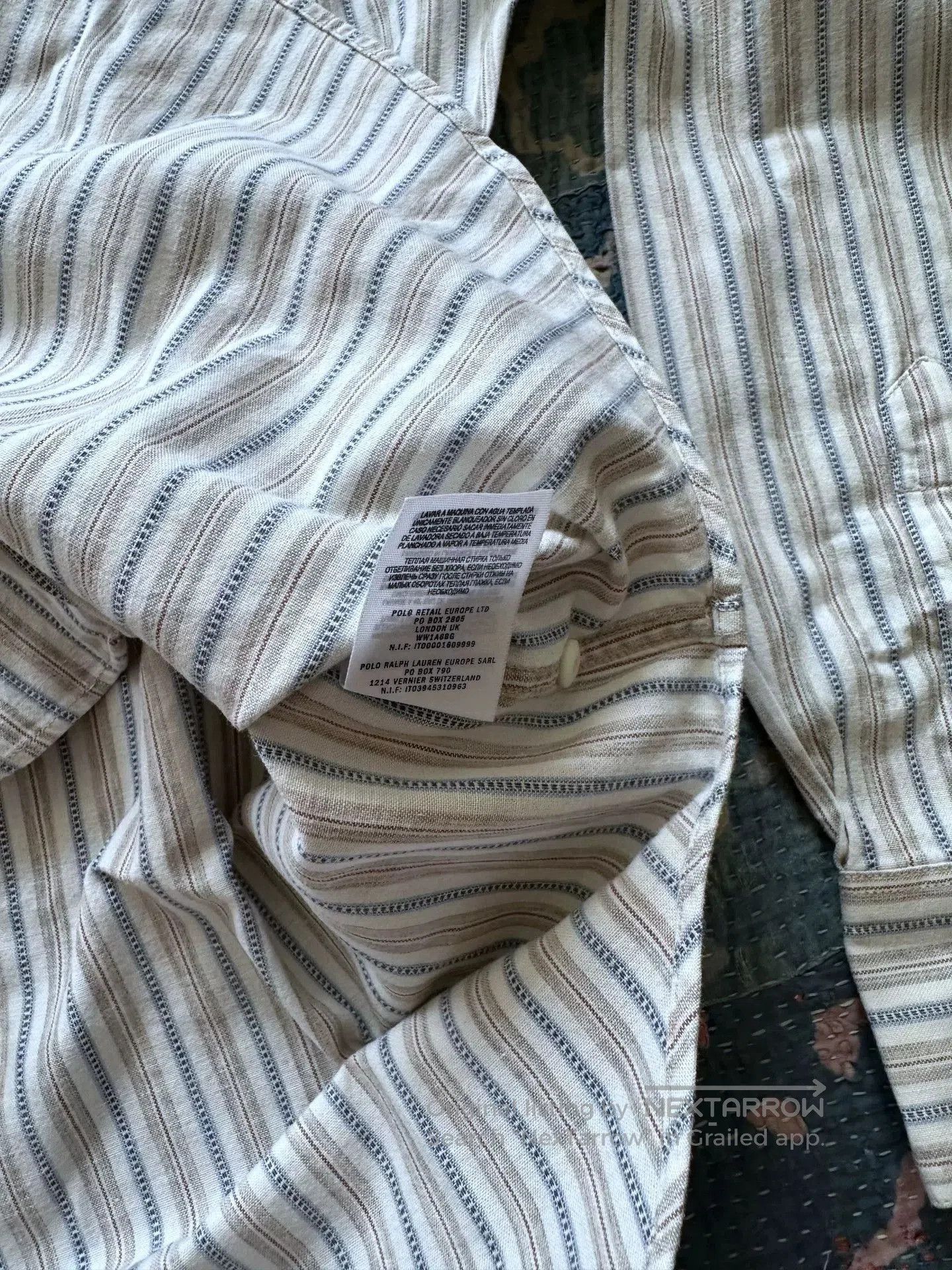 RRL Ralph Lauren rrl striped western long sleeve shirt. Size US L / EU 52-54 / 3 - 5 Thumbnail