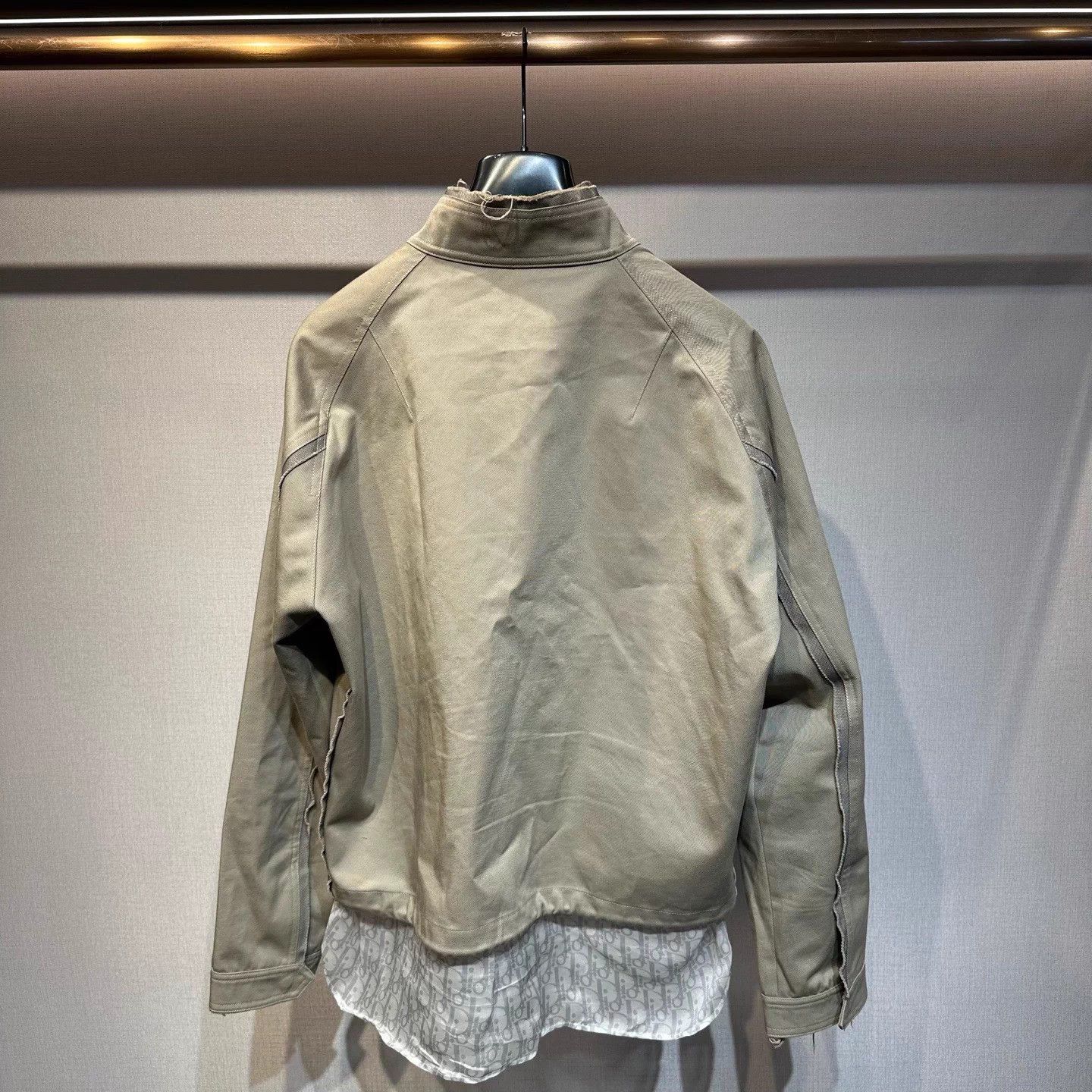 Dior Dior Oblique Print Silk-Lined Layered Zip Jkt 46 Size US S / EU 44-46 / 1 - 7 Thumbnail