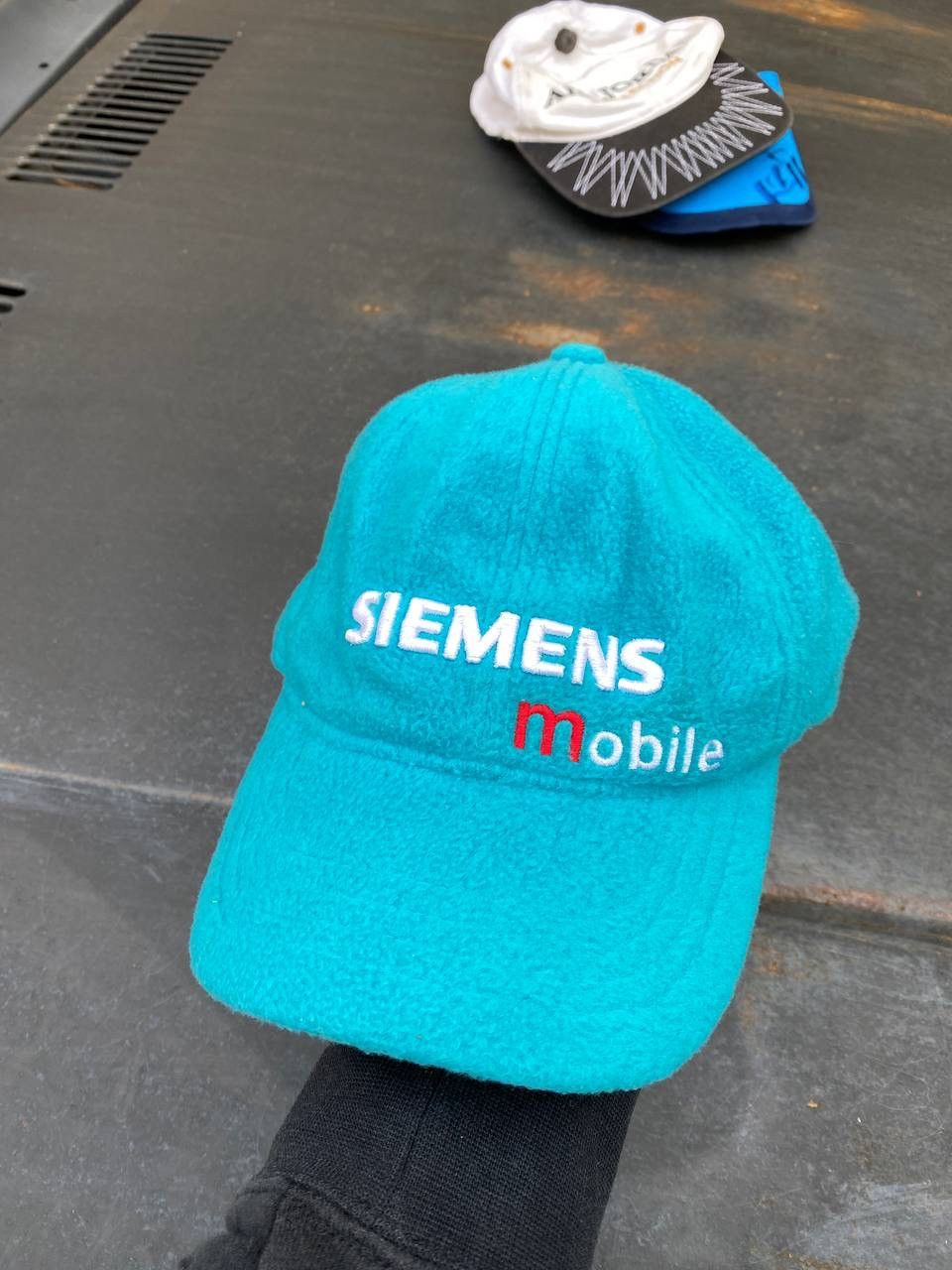 Vintage Siemens mobile vintage fleece y2k cap hat Size ONE SIZE - 2 Thumbnail