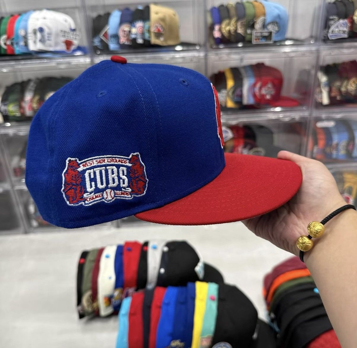 New Era New Era MLB Chicago Cubs Vintage Flat Brim Baseball Cap J32 Size ONE SIZE - 3 Thumbnail