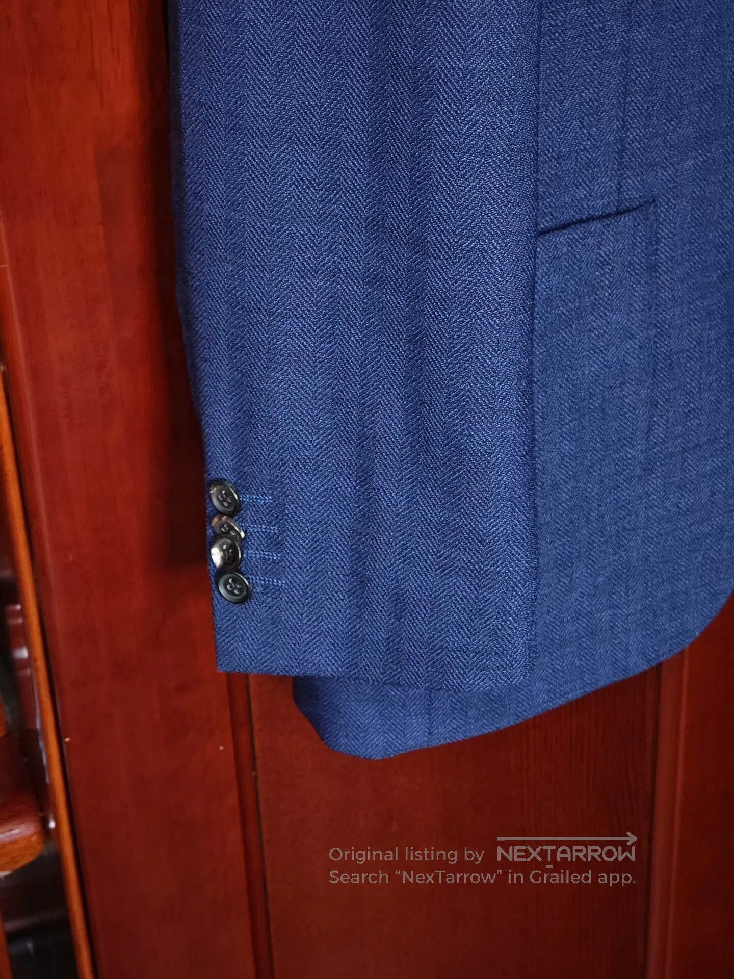 Japanese Brand Italian VBC Wool Custom Suit Jacket. Size US M / EU 48-50 / 2 - 4 Thumbnail