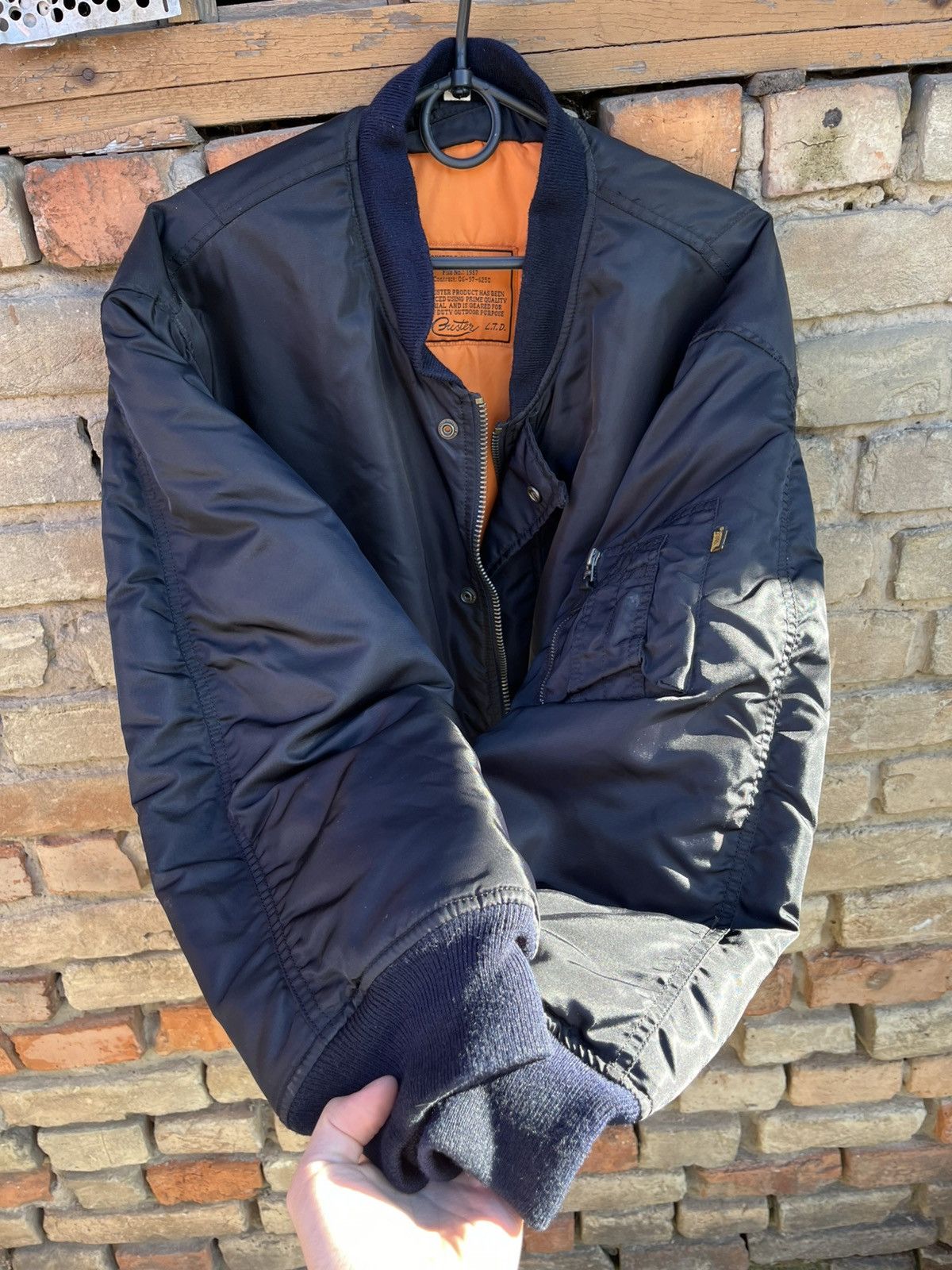 Japanese Brand Vintage B-52 Distressed Bomber Oversize Flyers Jacket Y2K Size US M / EU 48-50 / 2 - 1 Thumbnail