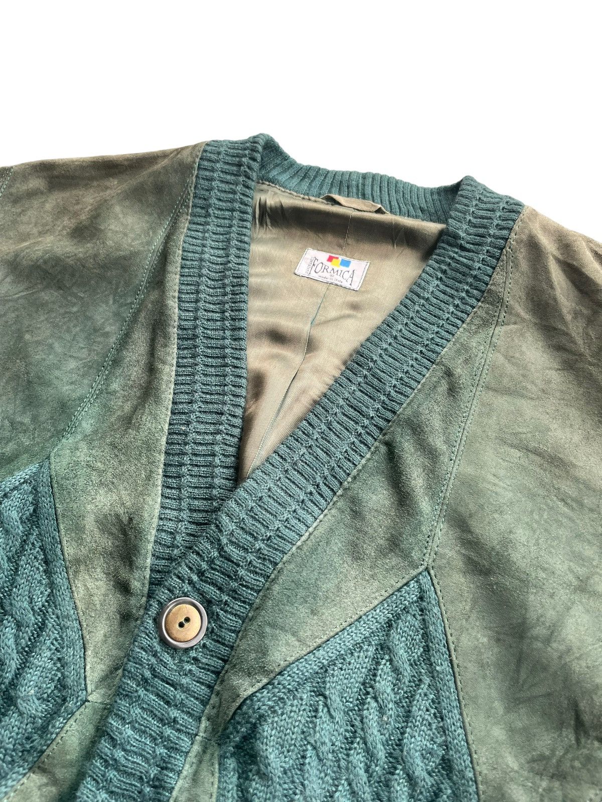 Vintage Vintage Formica Leather Sweater Size US L / EU 52-54 / 3 - 4 Thumbnail