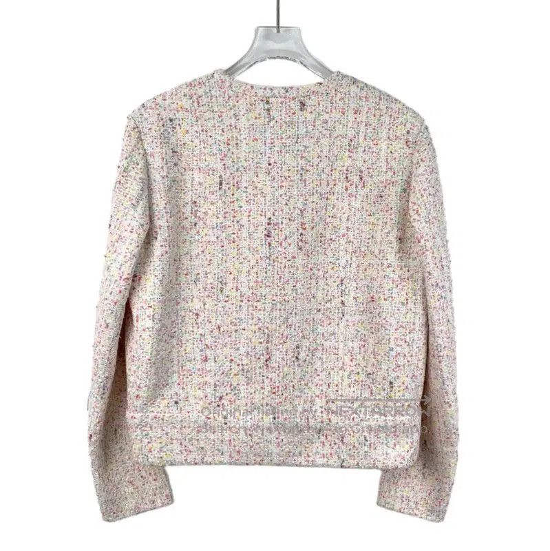 Chanel Chanel Pink Viscose Jacket for Women . Size S / US 4 / IT 40 - 1 Thumbnail