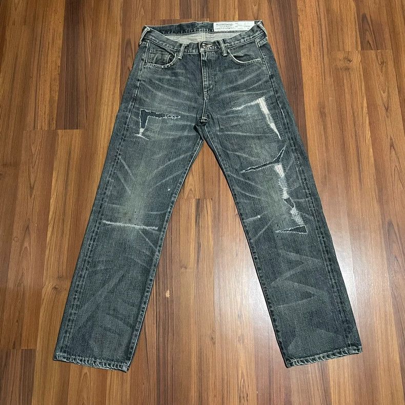 NEIGHBORHOOD 12AW Basic Rivet Cow King Denim Jeans - dmc