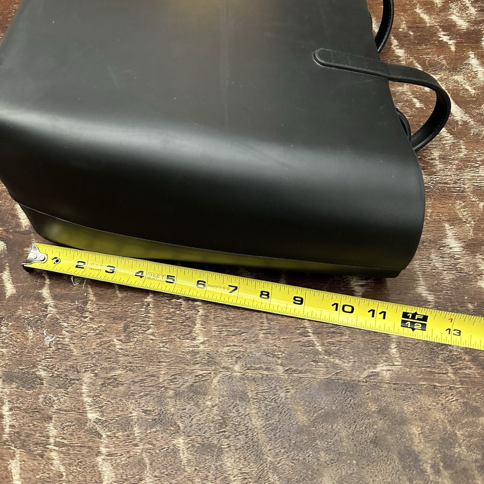 Mansur Gavriel Mansur Gavriel Large Black Rubber Tote Bag Handles Size ONE SIZE - 9 Thumbnail