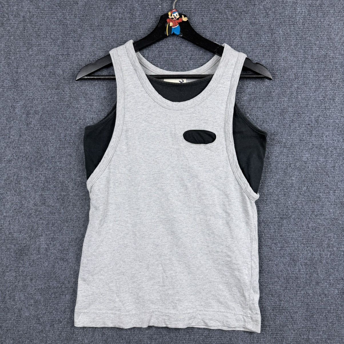 Hai Sporting Gear Hai Sporting Gear Issey Miyake Layered Cut-Out TankTop Size US M / EU 48-50 / 2 - 1 Thumbnail