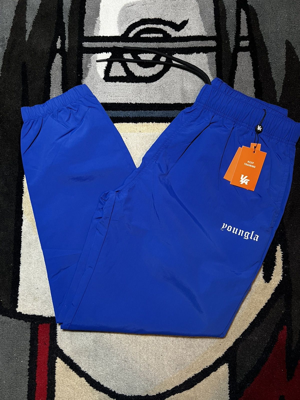 YoungLA Young LA Track pants sweats size XL royal blue brand new Size US 36 / EU 52 - 2 Thumbnail