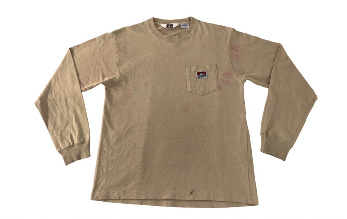 Ben Davis Ben Davis Single Pocket Longsleeve Printed Tee Size US M / EU 48-50 / 2 - 1 Thumbnail