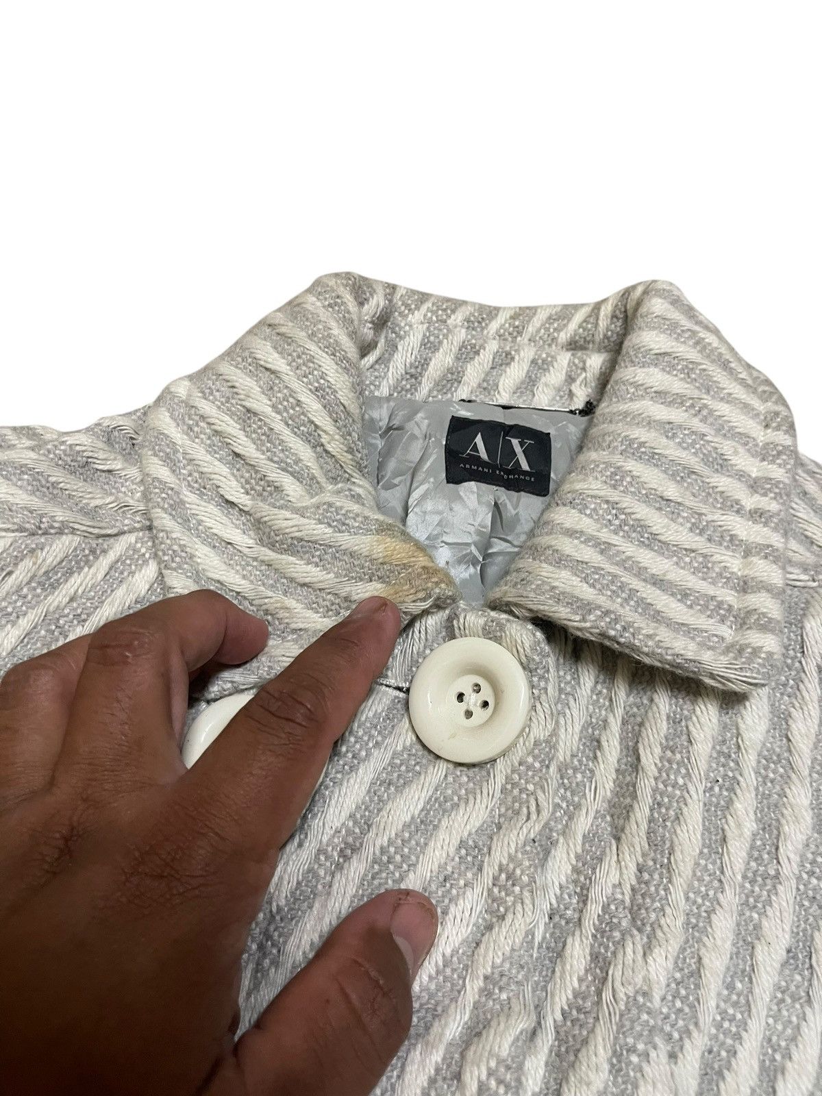 Armani Exchange Armani Exchange Wool Jacket Size M / US 6-8 / IT 42-44 - 6 Thumbnail
