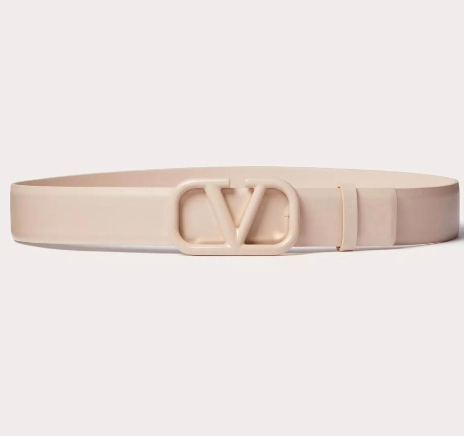 Valentino Valentino Vlogo Signature Belt In Shiny Size 80 Size ONE SIZE - 1 Thumbnail