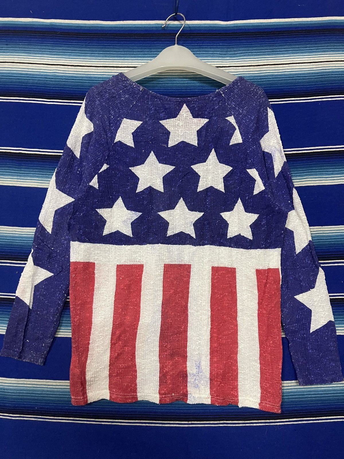 Designer × Japanese Brand VERY RARE 🔥 Co&Lu American Flag Tshirt Size ONE SIZE - 10 Thumbnail