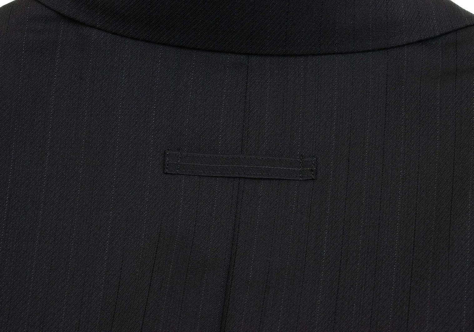 Jean Paul Gaultier Wool-Poly Shadow Stripe Jacket in Black Size 44 Size US S / EU 44-46 / 1 - 15 Thumbnail