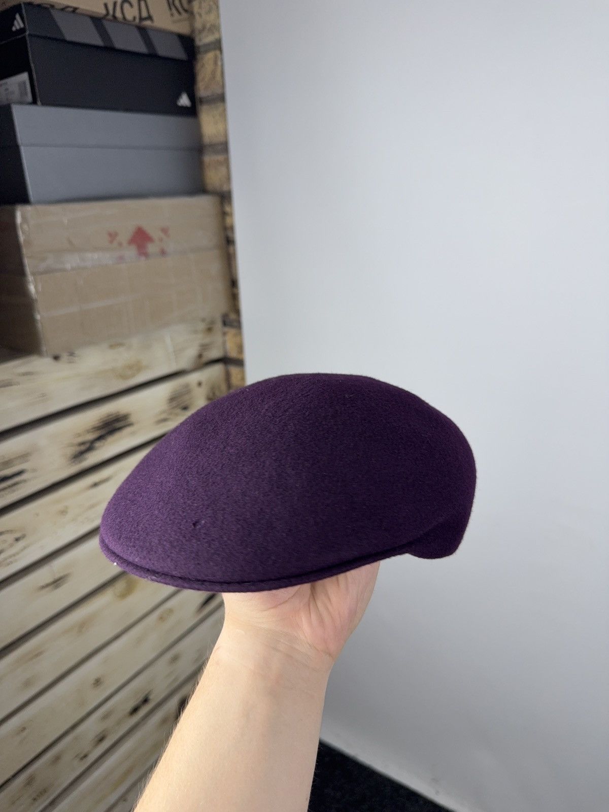 Daniele Alessandrini × Designer Daniele Alessandrini Purple Wool Beret Made in Italy Size 56 Size ONE SIZE - 1 Thumbnail