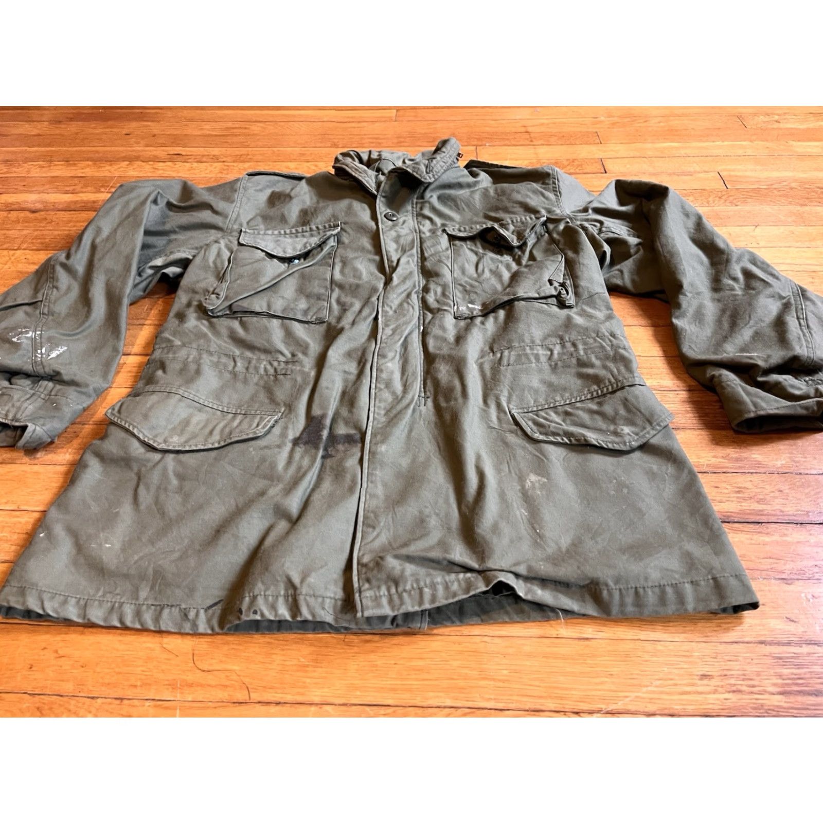 Vintage VINTAGE Condor Military Jacket OG-107 Medium Regular Green Size US M / EU 48-50 / 2 - 2 Thumbnail