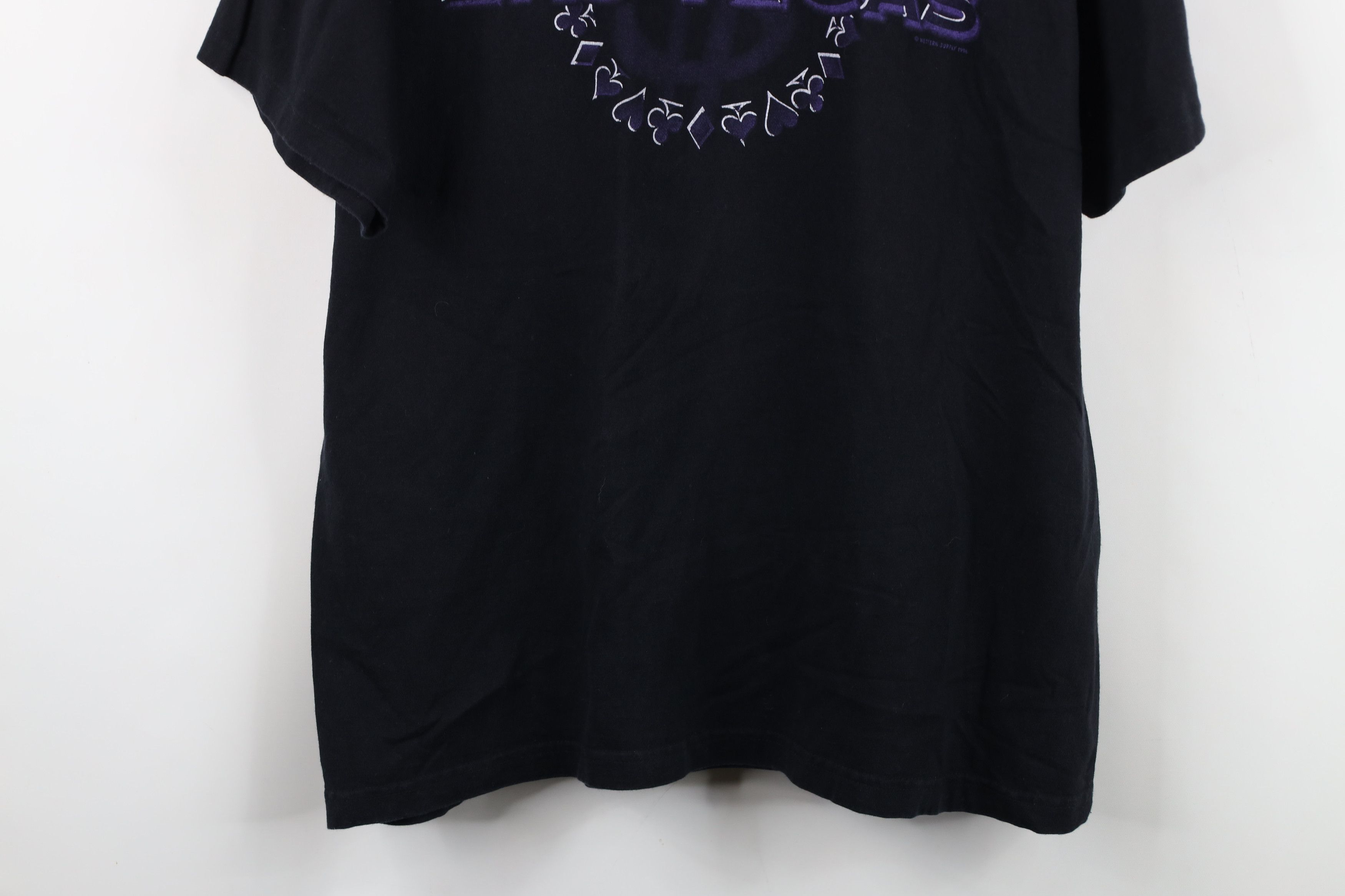 Vintage Vintage 90s Streetwear Las Vegas Money Cards T-Shirt USA Size US XL / EU 56 / 4 - 3 Thumbnail