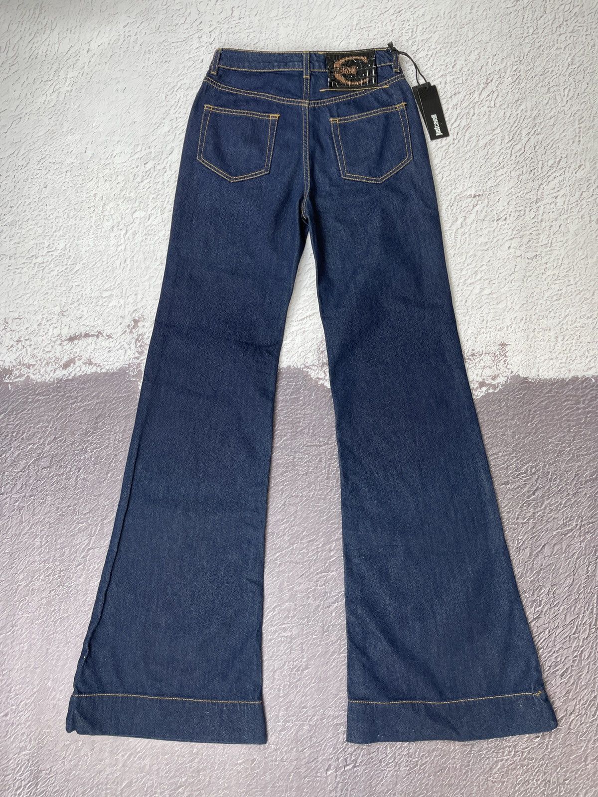 Just Cavalli Just Cavalli vintage indigo blue flared bootcut denim jeans Size 27" / US 4 / IT 40 - 13 Thumbnail