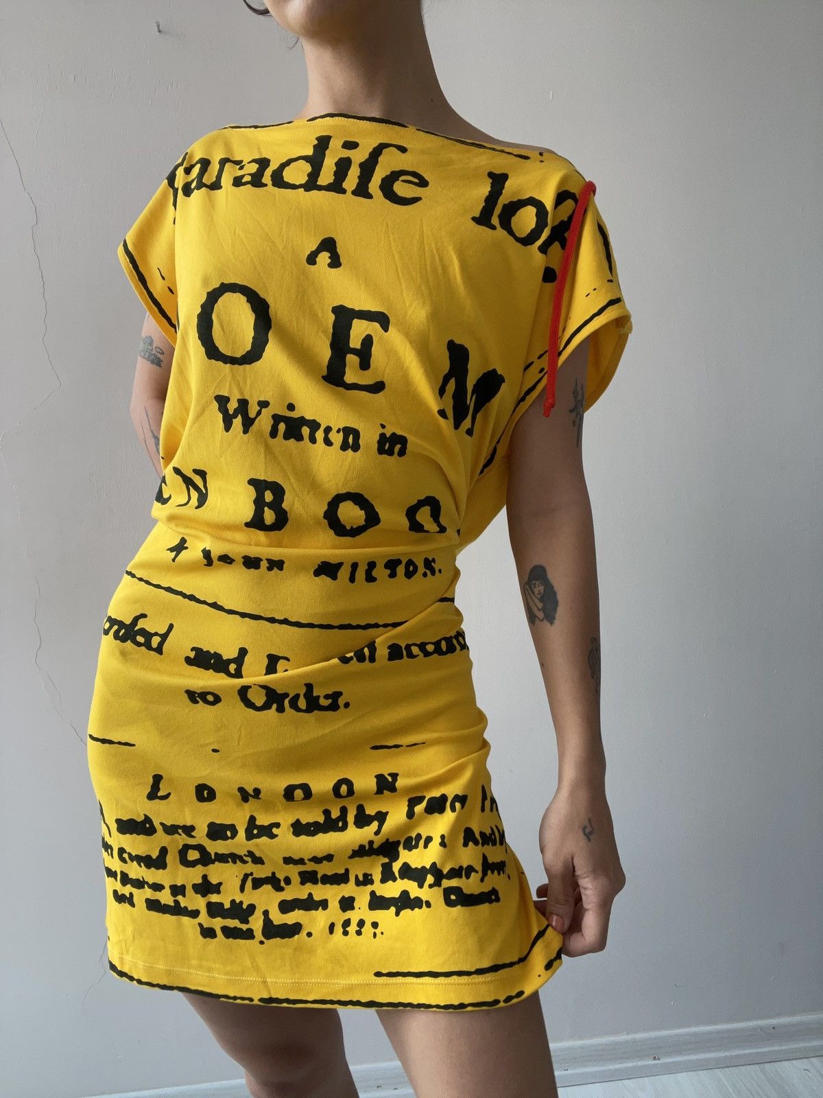 Vintage JC De Castelbajac dress Size L / US 10 / IT 46 - 2 Thumbnail
