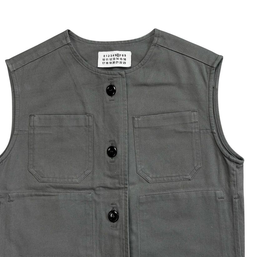 Maison Margiela Maison Margiela Cropped Button Work Vest - SS04 Size US S / EU 44-46 / 1 - 4 Thumbnail