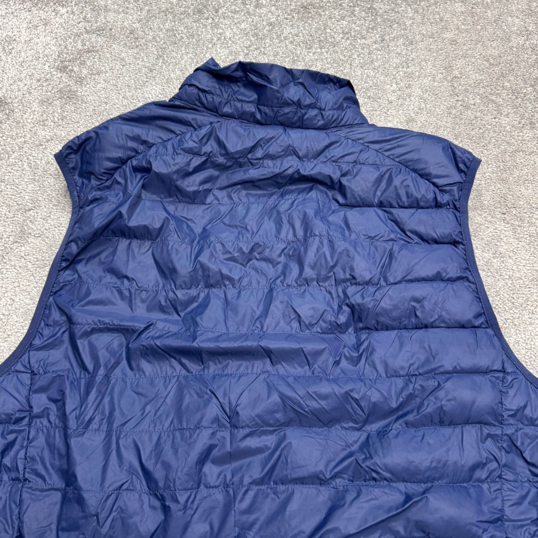 Vintage Hawke & Co Vest Puffer Jacket Mens 2XL Navy Blue Full Zip Outdoor Quilted Bodywarmer Down Insulation Regular fits Winter Fall Spring 54 in Chest Size US XXL / EU 58 / 5 - 5 Thumbnail